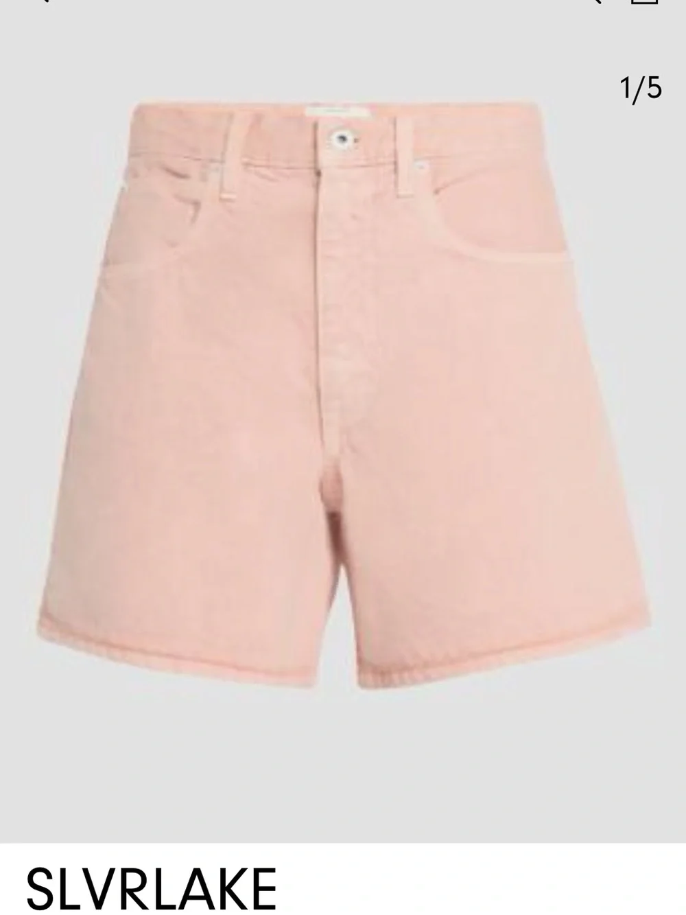 SLVRLAKE Walker denim shorts